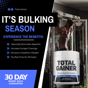 Weight Gain Pills by Total Gainer 1 Bottle - 120 ct